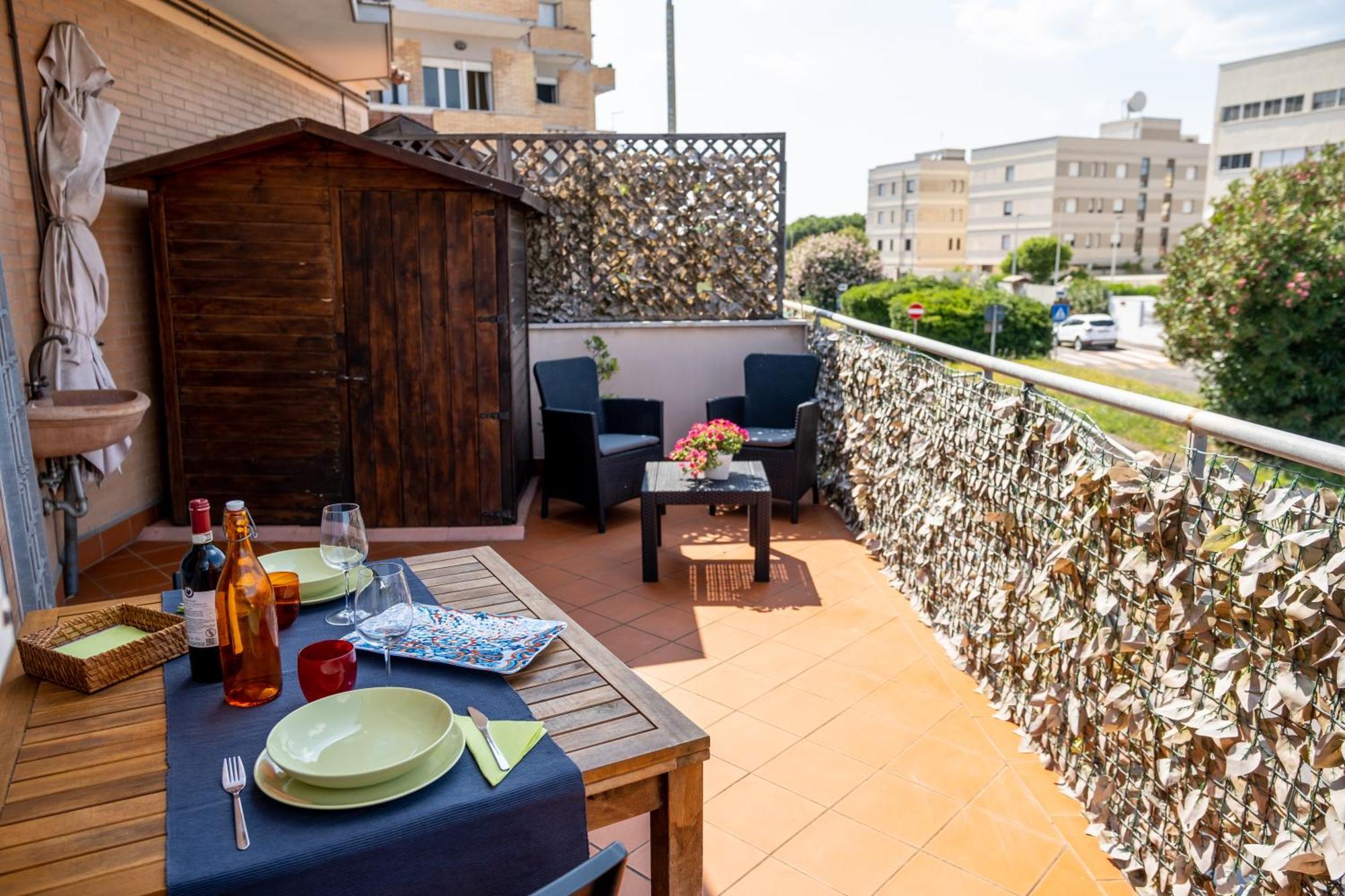 Fiumicino Business&Vacation Apt Wifi Exterior foto